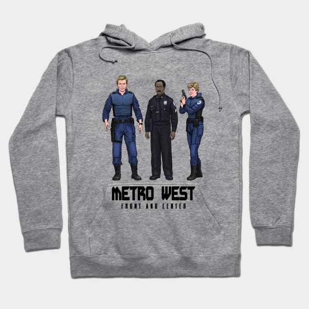 Metro West Front & Center Hoodie by PreservedDragons